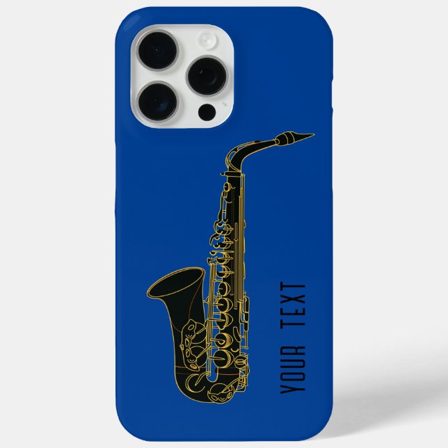 Saxophone - Personalizable  Case-Mate iPhone Case (Back)