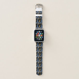Saxophone Piano Background Apple Watch Band