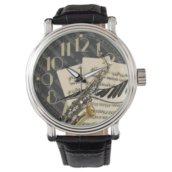 Saxophone & Piano Music Watch