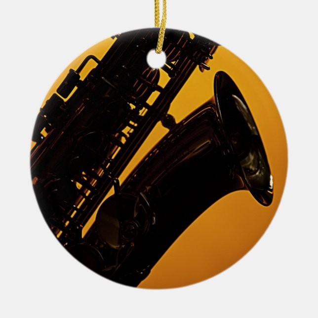 Saxophone Picture Ornament (Front)