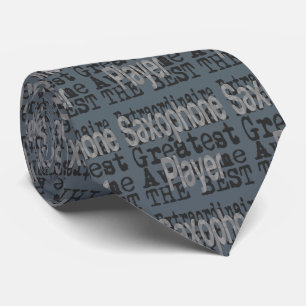 Saxophone Player Extraordinaire Neck Tie