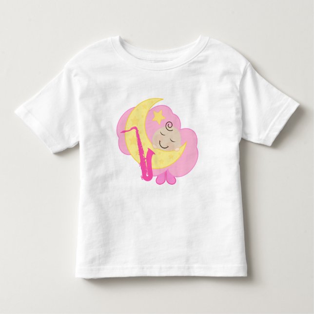 Saxophone Player Gift Toddler T-shirt (Front)
