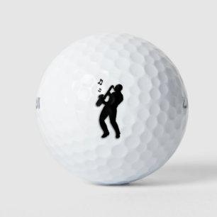 Saxophone Player Golf Balls