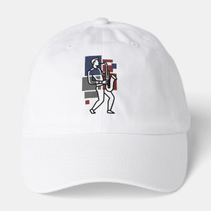 Saxophone Player Hat Jazz Musician Gift Cap