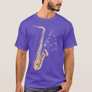 Saxophone Player Jazz Band Music Lover T-Shirt
