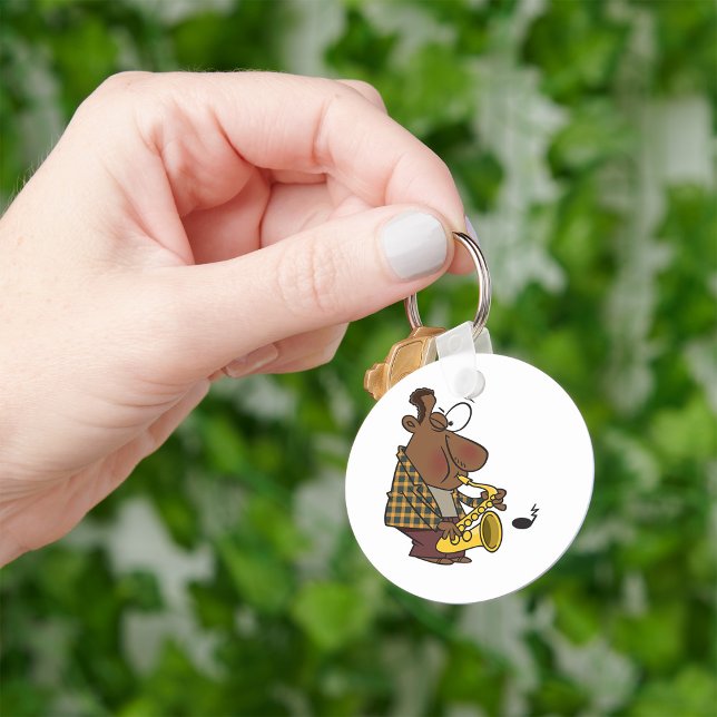 Saxophone Player Keychain (Creator Uploaded)