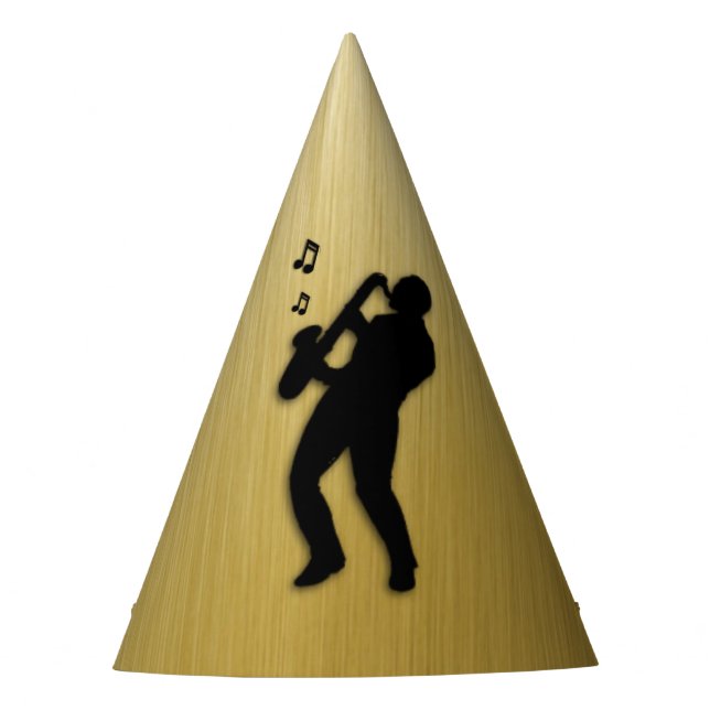 Saxophone Player Party Hat (Front)