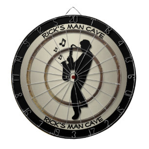Saxophone Player Personal Man Cave Regulation Dart Board