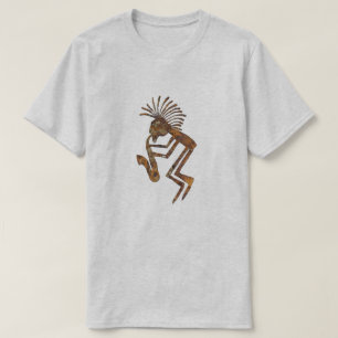 Saxophone Player Petroglyph T-Shirt
