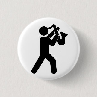 Saxophone Player Pin