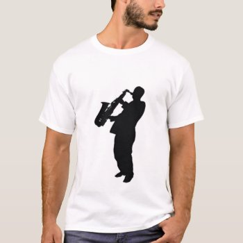 Saxophone Player T-shirt by Angel86 at Zazzle