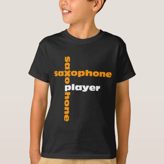 Saxophone Player T-Shirt (Front)