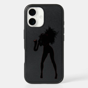 Saxophone Player Woman iPhone Case