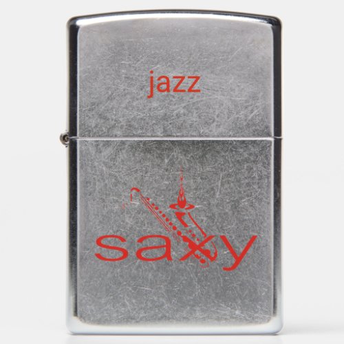 Saxophone Player Zippo Lighter