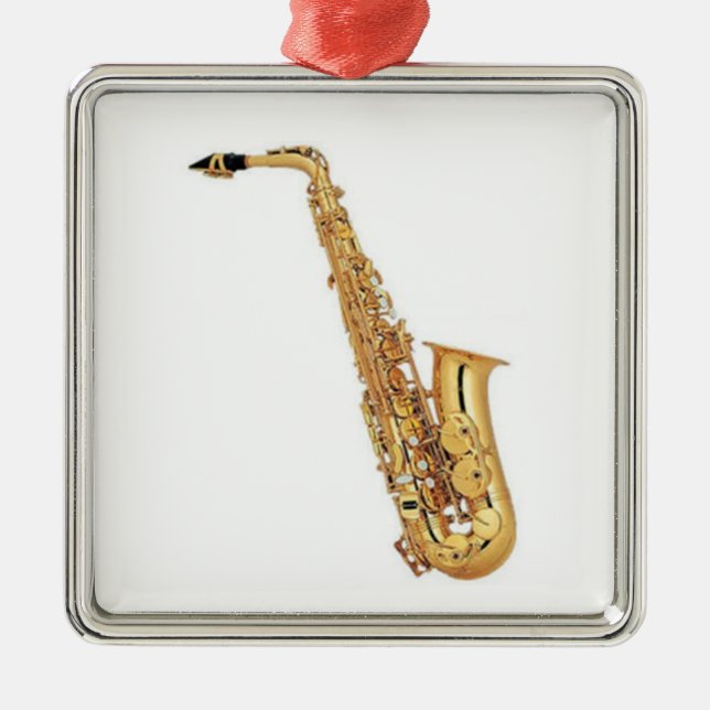 **SAXOPHONE PLAYER'S** CHRISTMAS ORNAMENT (Front)