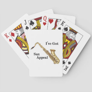 Saxophone Poker Cards