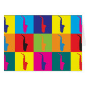 Saxophone Pop Art (Front Horizontal)