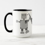 Saxophone Robot Mug