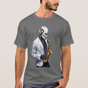 saxophone robot T-Shirt