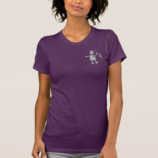 Saxophone Robot T-Shirt (Front)