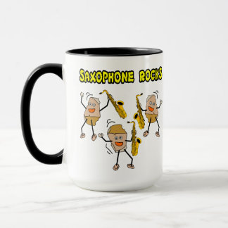 Saxophone Rocks Mug