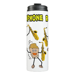 Saxophone Rocks Thermal Tumbler