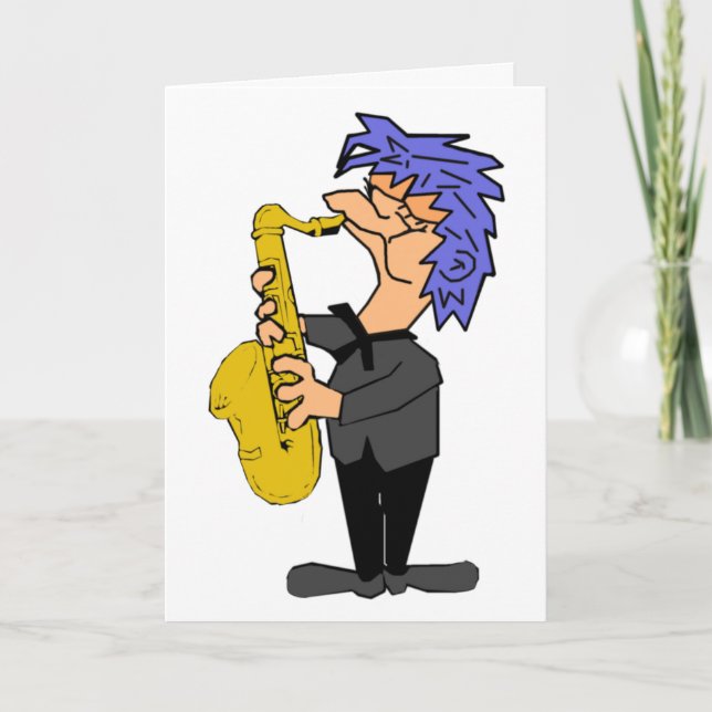 Saxophone Sam Card (Front)