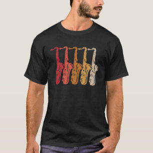 Saxophone Saxaphone Player Music Jazz Tenor 14 T-Shirt