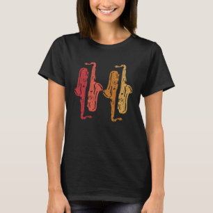 Saxophone Saxaphone Player Music Jazz Tenor T-Shirt