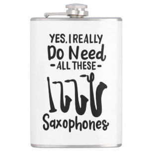 Saxophone - Saxophone Types Flask