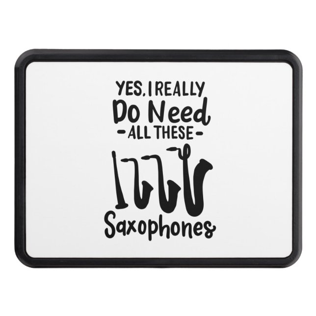 Saxophone - Saxophone Types Hitch Cover (Front)