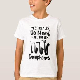 Saxophone - Saxophone Types T-Shirt