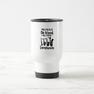 Saxophone - Saxophone Types Travel Mug