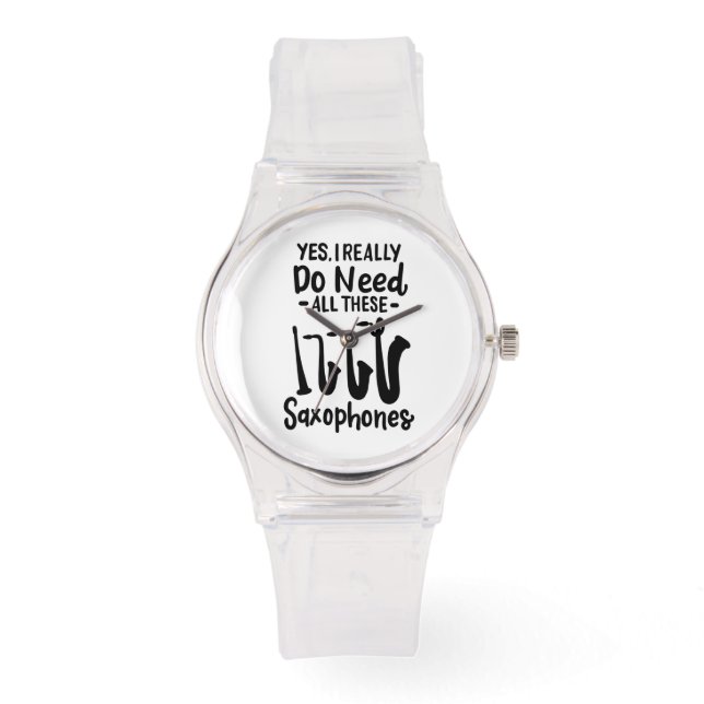 Saxophone - Saxophone Types Watch (Front)