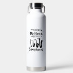 Saxophone - Saxophone Types Water Bottle<br><div class="desc">Saxophone design with different saxophone types for a saxophonist.</div>