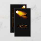 Saxophone, Saxophonist Lessons, Music, Instrument Business Card (Front/Back)