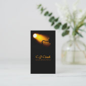 Saxophone, Saxophonist Lessons, Music, Instrument Business Card (Standing Front)