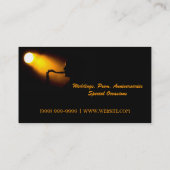 Saxophone, Saxophonist Lessons, Music, Instrument Business Card (Back)