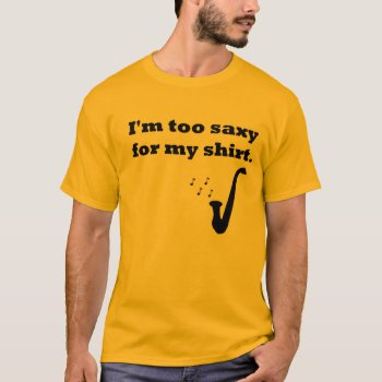 Saxophone Shirt by DavesDesigns at Zazzle