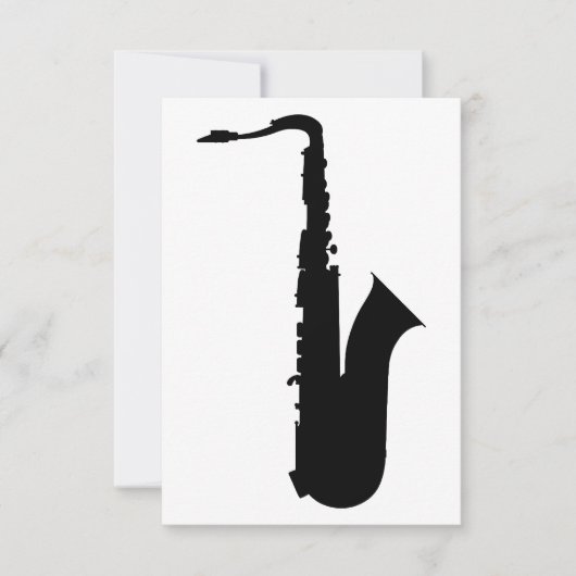 saxophone silhouette (Front)
