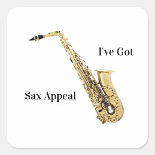 Saxophone Sticker