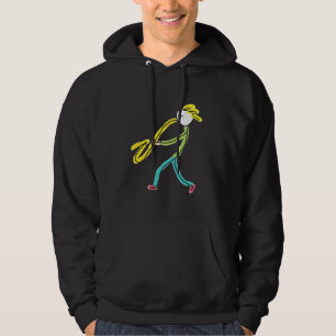 Saxophone Stickman Hoodie
