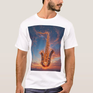 Saxophone Sunset T-Shirt