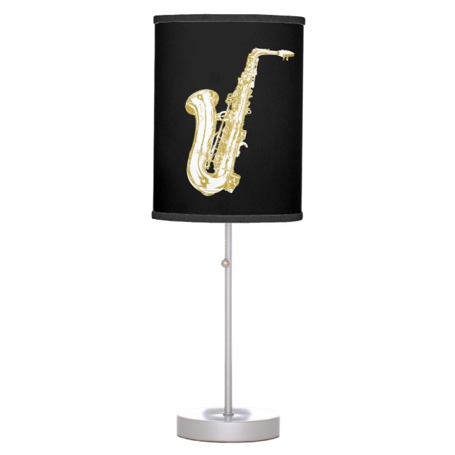 Saxophone Table Lamp (Front)