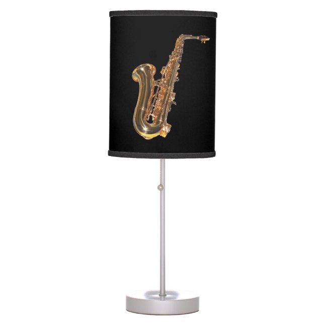 Saxophone Table Lamp (Front)