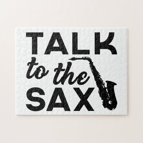 Saxophone _ Talk To The Saxophone Music Jigsaw Puzzle