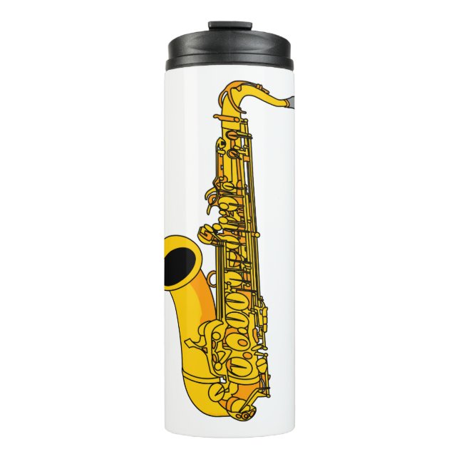 Saxophone Thermal Tumbler (Front)