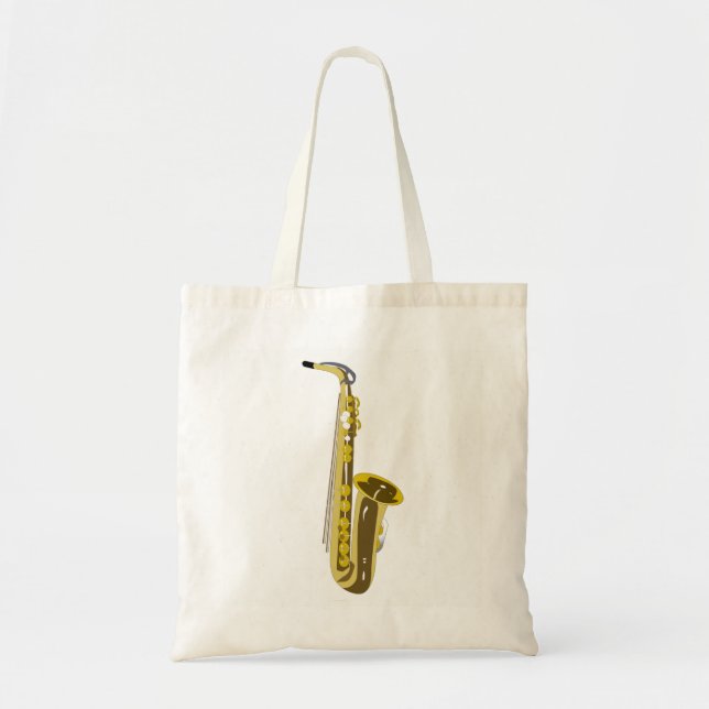 Saxophone Tote Bag (Front)