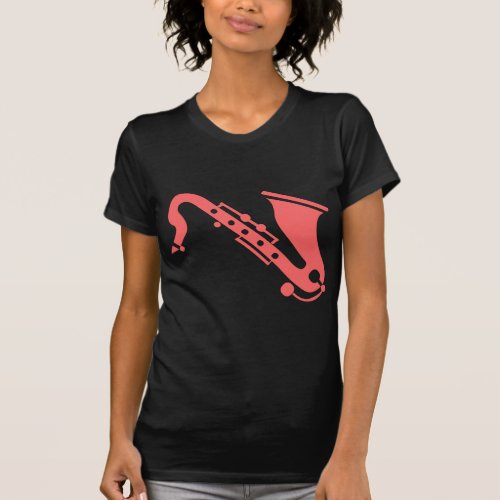 Saxophone _ Tropical Pink T_Shirt