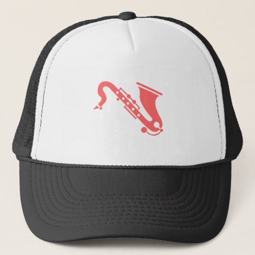 Saxophone _ Tropical Pink Trucker Hat